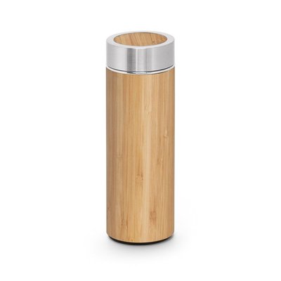 Termo de bambú y acero inox 430 mL