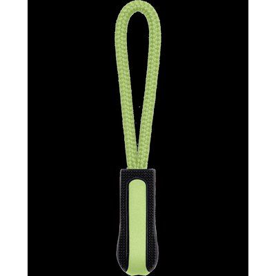 Tirador de cremallera personalizado Black / Lime