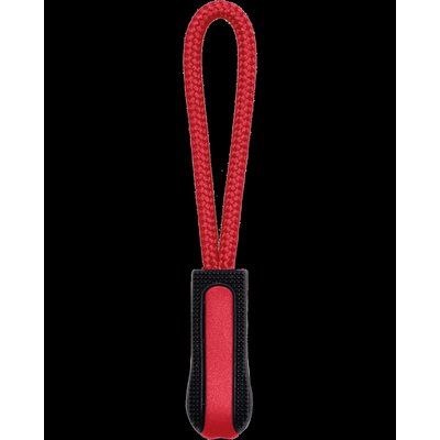 Tirador de cremallera personalizado Black / Red