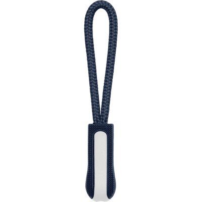 Tirador de cremallera personalizado Navy / White