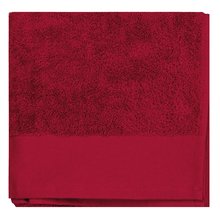 Toalla de algodón orgánico 100x50 cm Rojo