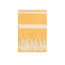 Toalla Pareo Fouta con Rayas 90x180cm Amarillo