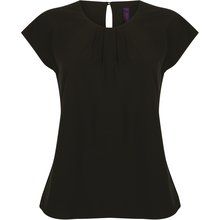 Top cuello plisado Black XS