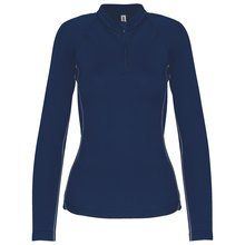 Top deportivo manga larga mujer Azul L