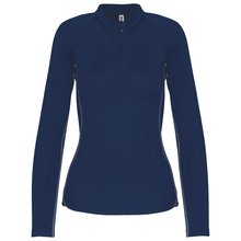 Top deportivo manga larga mujer Azul XS