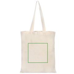 Tote bag asas largas de algodón | Frontal