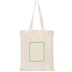 Tote bag asas largas de algodón | Frontal