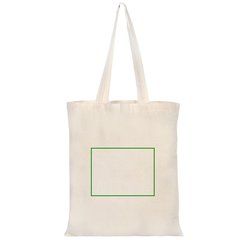 Tote bag asas largas de algodón | Frontal