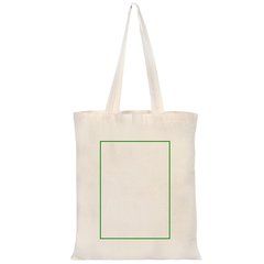 Tote bag asas largas de algodón | Frontal