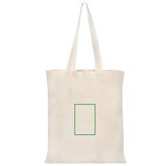 Tote bag asas largas de algodón | Frontal