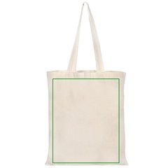 Tote bag asas largas de algodón | Frontal