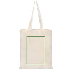 Tote bag asas largas de algodón | Frontal