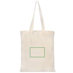 Tote bag asas largas de algodón | Trasera