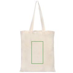 Tote bag asas largas de algodón | Trasera