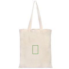 Tote bag asas largas de algodón | Trasera