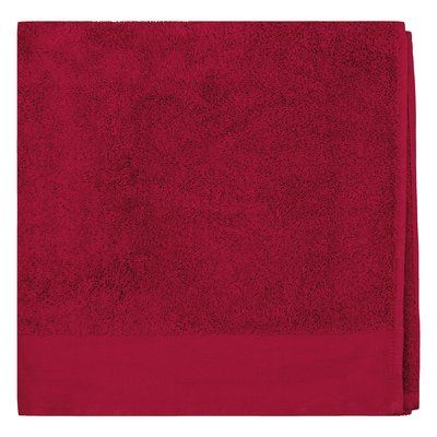 Toalla de baño algodón orgánico Hibiscus Red