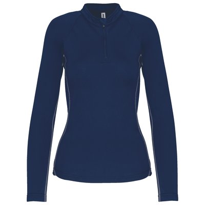 Top deportivo manga larga mujer Azul XL