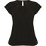 Top cuello plisado Negro M