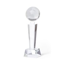 Trofeo Mundo Cristal con Base