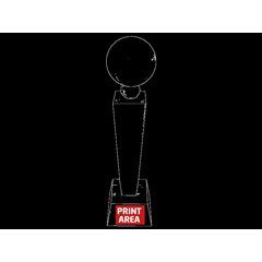 Trofeo Vertical Premium Mundo con Estuche | Zona 1 | 45 x 30