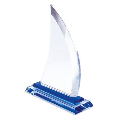 Trofeo Vela de Cristal en Estuche