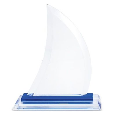 Trofeo Vela de Cristal en Estuche