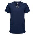 Túnica elástica manga corta mujer Navy XL