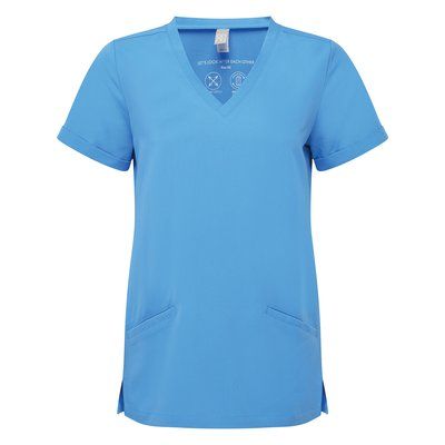 Túnica elástica manga corta mujer Ceil blue L