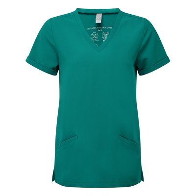 Túnica elástica manga corta mujer Clean Green S