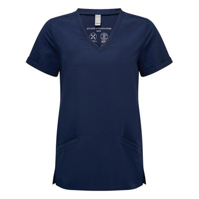 Túnica elástica manga corta mujer Navy XL