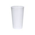 Vaso de 330ml reutilizable translúcido PP flexible