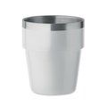 Vaso de Acero Inox 250 ml Blanco