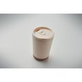 Vaso doble pared 300 ml con base de corcho