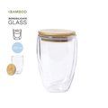 Vaso doble pared de cristal 350ml