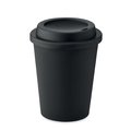 Vaso PP Doble Pared con Boquilla Negro