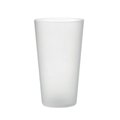 Vaso Reutilizable PP 500ml Translúcido Blanco