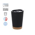 Vaso Térmico de Reciclado con Base de Corcho 260ml