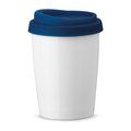 Vaso Termo Porcelana 220mL con Tapa Azul