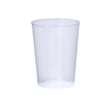 Vaso de 600ml reutilizable translúcido PP flexible