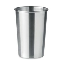 Vaso Duradero Acero Inox 350ml Plata Mate