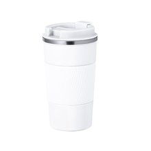 Vaso Inox Térmico Antideslizante con Banda Blanco