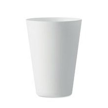 Vaso PP Reutilizable Eventos 300ml Blanco