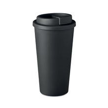 Vaso PP Térmico Reutilizable 475ml Negro