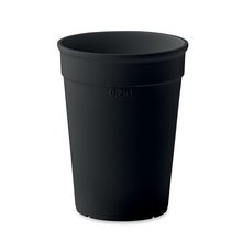 Vaso Reutilizable 300 ml Negro