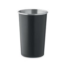 Vaso Reutilizable Acero 350ml Negro