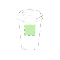 Vaso Antibacteriano 450ml con Dosificador | En el frente del vaso | 50 x 50