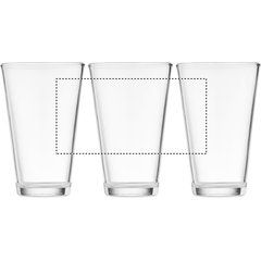 Vaso de Cristal 300ml Reutilizable | Circunferencia | 140 x 70