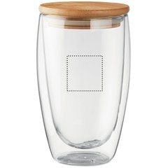 Vaso Cristal Doble Capa 450ml | Frontal