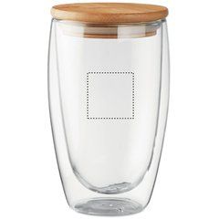 Vaso Cristal Doble Capa 450ml | Trasero