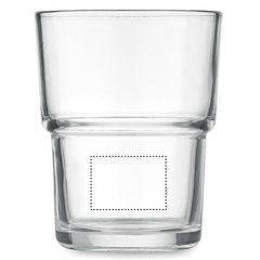 Vaso de cristal con tapa y pajita | Frontal Inferior | 35 x 25